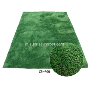 Microfiber Shaggy dengan Plain Color